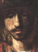 Rembrandt, David and Uriah (detail